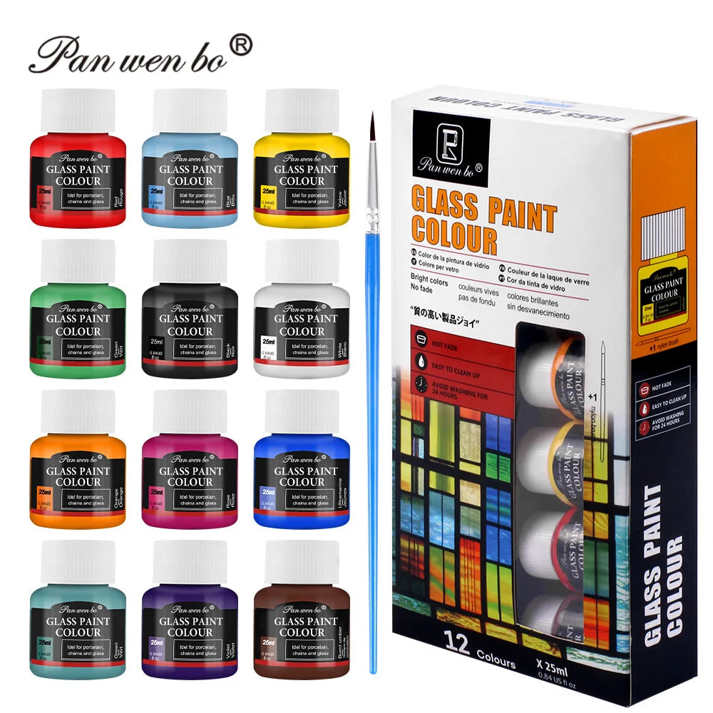 Acrylic Paint Set 6/12 Colors 25ml,Water-Proof Portable Art Rich Pigments for DlY Craft,Drawing,Painting,Canvas, Rock    Home Decor Supply | Online Retail | ShoreShopper.com