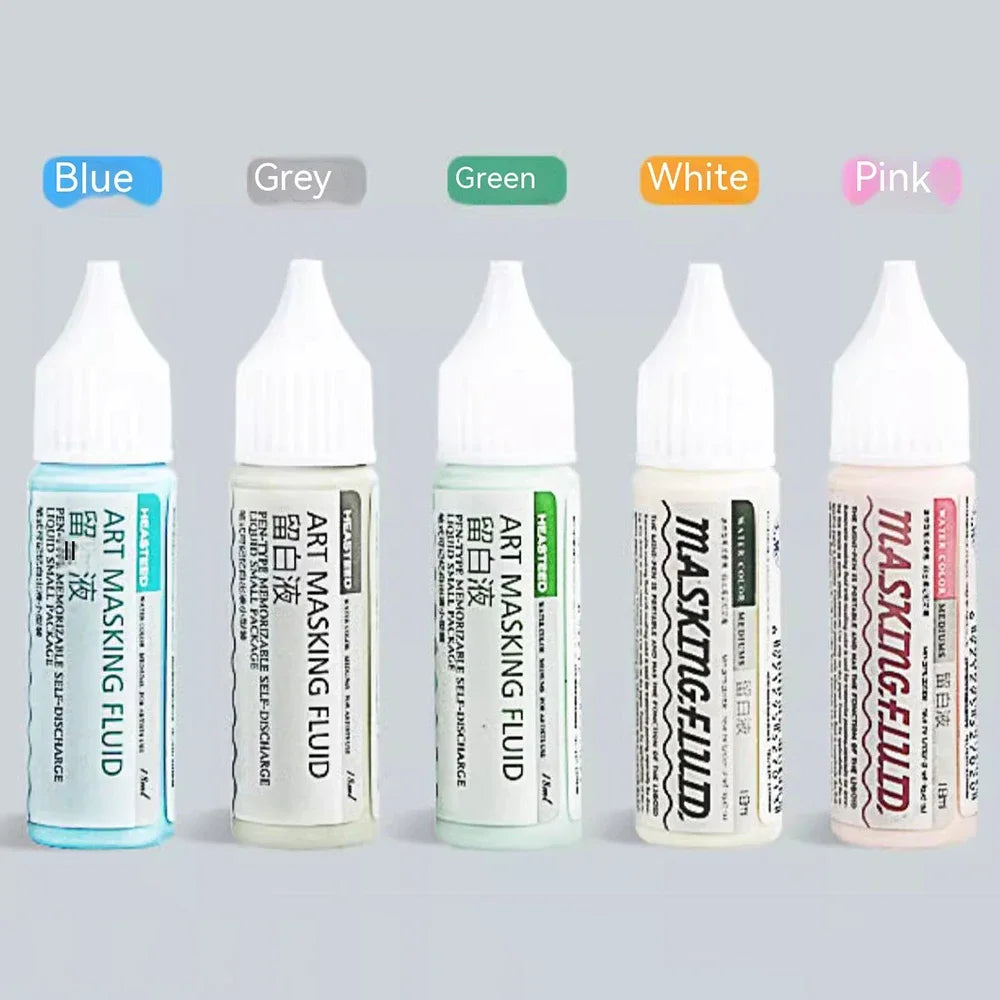 Art Masking Fluid White Latex Pigment Covering Liquid Painting Beginner Watercolor Paint Quickly for Ink Gouache Crafts Supplies    Home Decor Supply | Online Retail | ShoreShopper.com