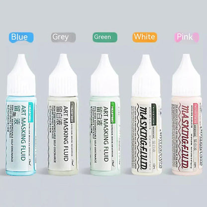 Art Masking Fluid White Latex Pigment Covering Liquid Painting Beginner Watercolor Paint Quickly for Ink Gouache Crafts Supplies    Home Decor Supply | Online Retail | ShoreShopper.com