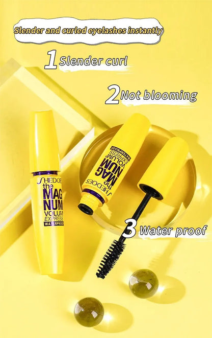 3D Mascara Eyelash Black Professional Eyelash Brush Long Lasting Natural Waterproof Curl Thick Lengthen Eye Makeup Cosmetics - ShoreCo.Shop