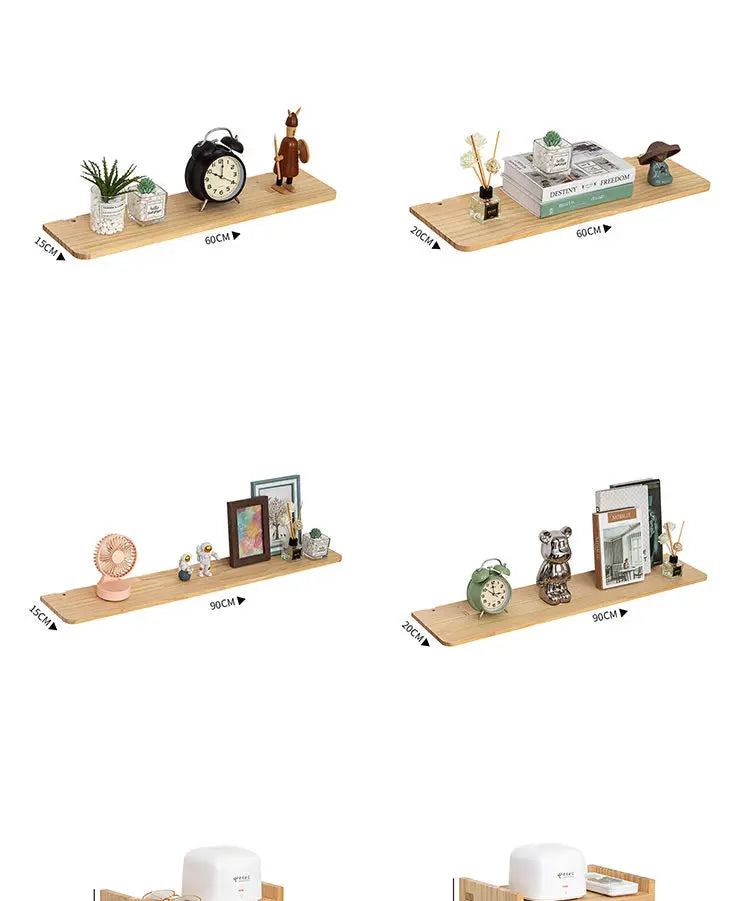 Floating Shelves for Wall Decor,Soild Wood Wall Mounted Shelf for Bathroom,Bedroom,Living Room Kitchen Storage&Decoration    Home Decor Supply | Online Retail | ShoreShopper.com