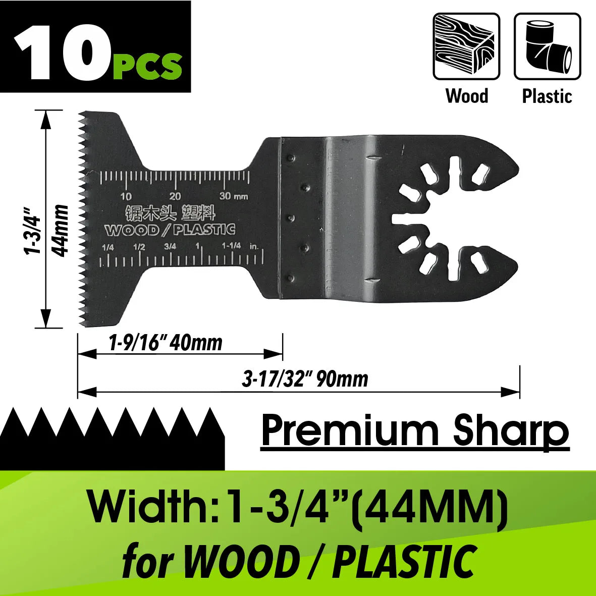 Oscillating Saw Blades Kit，Multitool Blades - Compatible with Milwaukee Dewalt  Worx Skil AEG Ryobi - ShoreCo.Shop