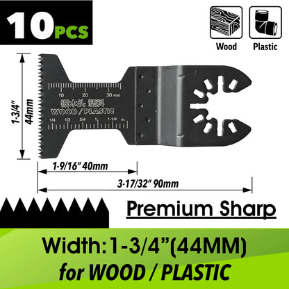 Oscillating Saw Blades Kit，Multitool Blades - Compatible with Milwaukee Dewalt  Worx Skil AEG Ryobi - ShoreCo.Shop