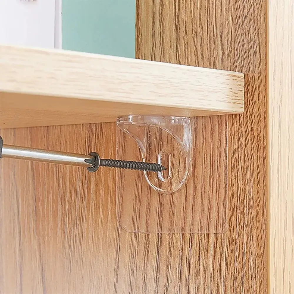 Shelf Support Hooks Punch-Free Closet Cabinet Partition Plate Holder Without Trace Bracket Home Tools For Home Kitchen Bathroom    Home Decor Supply | Online Retail | ShoreShopper.com