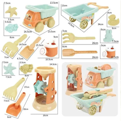 Beach Water Play Shovel Outdoor Beach Set Cartoon Durable Beach Sand Play Lightweight Interesting Beach Bucket
