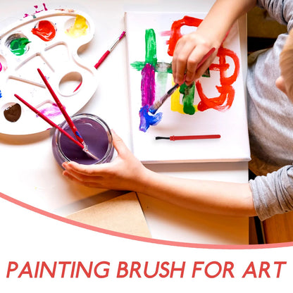 100Pcs Paint Brushes for Toddlers 2-4 Years Art Watercolor Acrylic Pigment Portable Durable PP Material Easy to Clean    Home Decor Supply | Online Retail | ShoreShopper.com