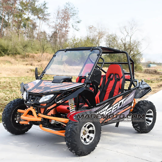 Adult Gas Off Road Go Kart 4 Wheel Two Seat Buggy for Sale Entertainment Equipment Outdoor Go-Karting At The Amusement Park - ShoreCo.Shop