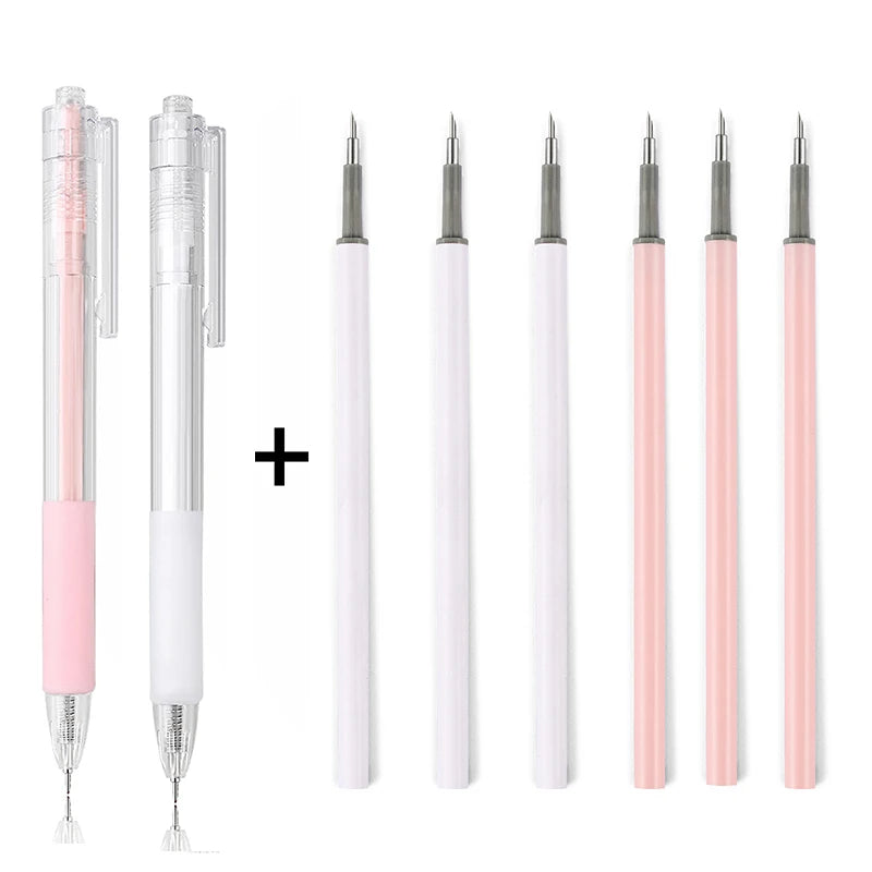 1/8pcs Art Utility Knife Pen Knife Pen Refill Set Paper Cutting Tool Precision Scrapbooking Sticker Cutter DIY Craft Supplies    Home Decor Supply | Online Retail | ShoreShopper.com