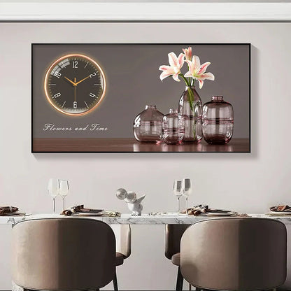 Large Size Aluminum alloy framed Artwork Wall Clock, Luxurious Muted Quartz Clock for Home Decor,living Room,bed Room Décor    Home Decor Supply | Online Retail | ShoreShopper.com