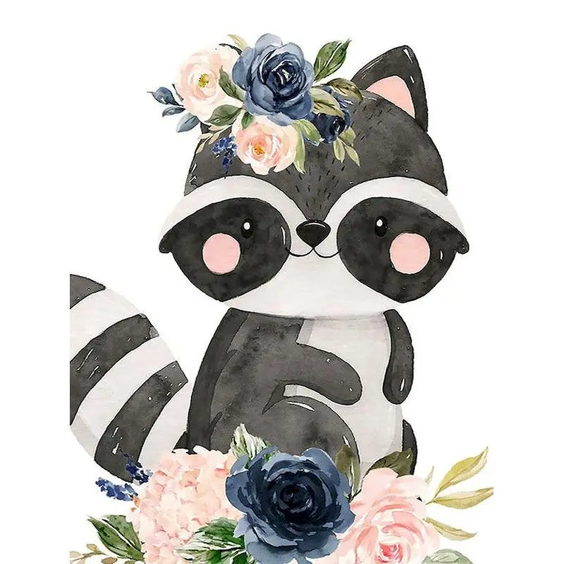 GATYZTORY Paint By Number For Kids Painting Animal And Flower 20x20cm Decorative Paintings Kill Time Easy Hand Painting    Home Decor Supply | Online Retail | ShoreShopper.com