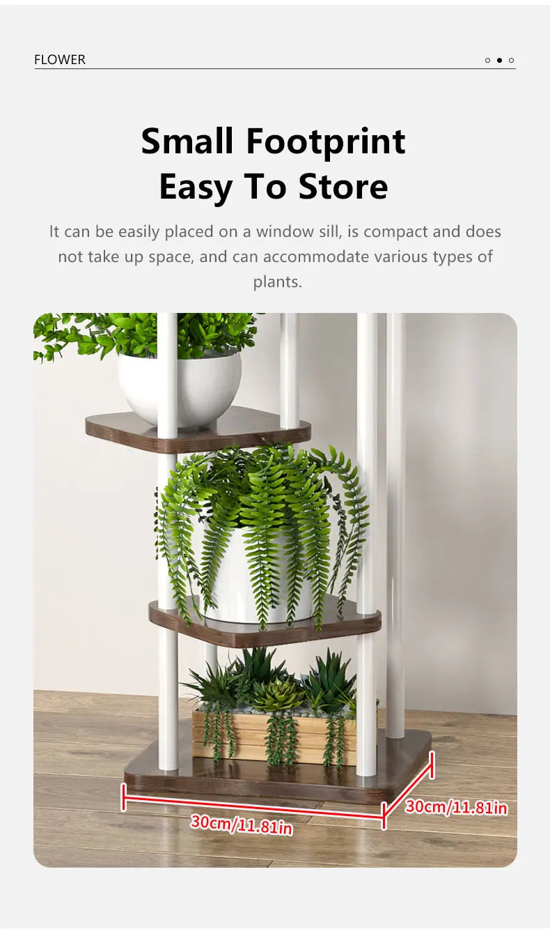 Plant Stand and Flower Stand Storage Shelf 4/5/6 Tier Flower Shelf Planter Rack Storage Organizer Display Indoor Garden Balcony    Home Decor Supply | Online Retail | ShoreShopper.com