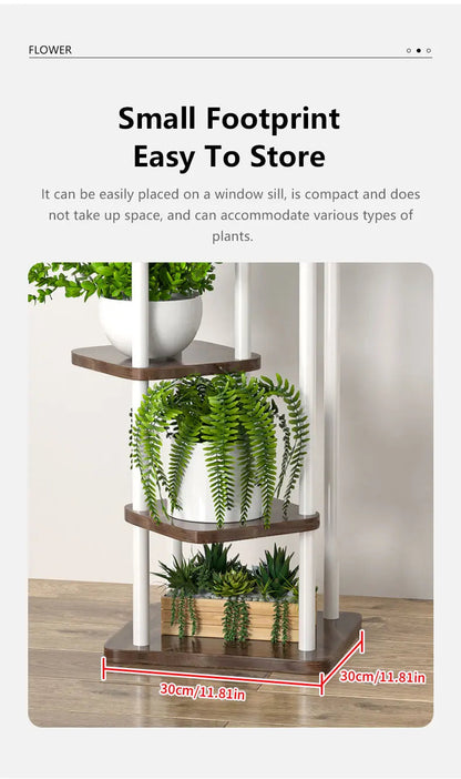 Plant Stand and Flower Stand Storage Shelf 4/5/6 Tier Flower Shelf Planter Rack Storage Organizer Display Indoor Garden Balcony    Home Decor Supply | Online Retail | ShoreShopper.com