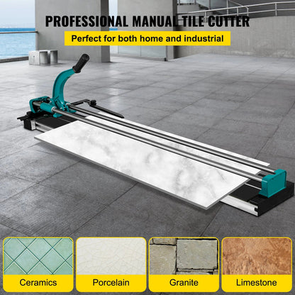 SucceBuy 1200MM Tile Cutter High Precision Manual Ceramic Floor Tiles Tile Cutter  48 In Cutting Machine for Precision Cutting    Home Decor Supply | Online Retail | ShoreShopper.com