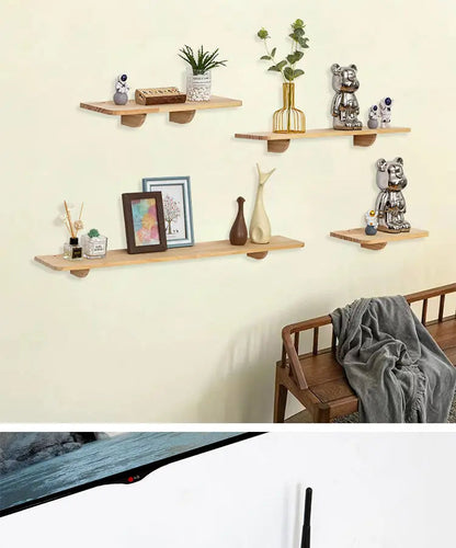 Floating Shelves for Wall Decor,Soild Wood Wall Mounted Shelf for Bathroom,Bedroom,Living Room Kitchen Storage&Decoration    Home Decor Supply | Online Retail | ShoreShopper.com