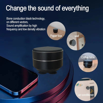 Bone Conduction Speaker Vibration Stereo Audio Digital TWS Wireless Smallest Speakers Dropshipping Mini Portable Metal Speaker    Home Decor Supply | Online Retail | ShoreShopper.com