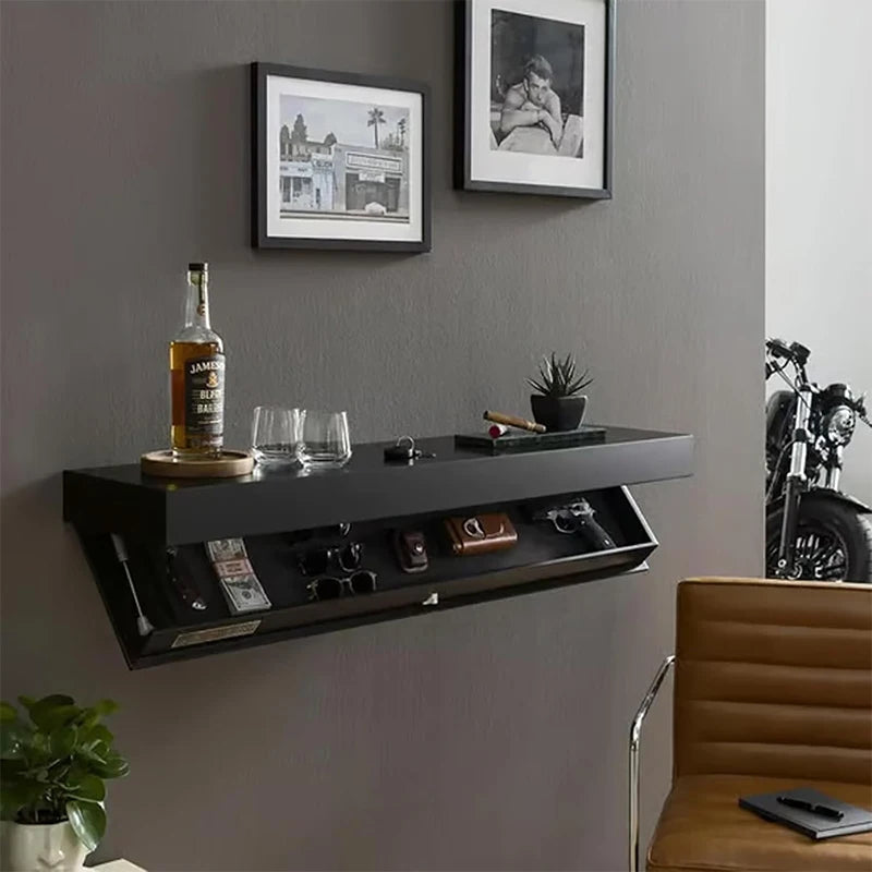 Solid Color Designer Shelf With Secret Compartment Concealed Floating Shelf Wall-Mounted Storage Solution Hidden Furniture    Home Decor Supply | Online Retail | ShoreShopper.com