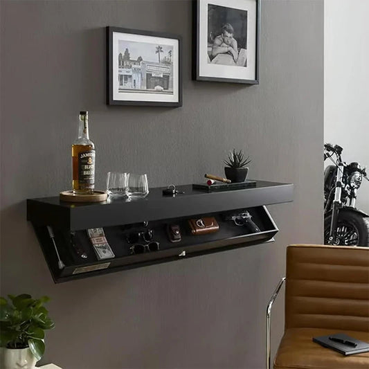 Solid Color Designer Shelf With Secret Compartment Concealed Floating Shelf Wall-Mounted Storage Solution Hidden Furniture    Home Decor Supply | Online Retail | ShoreShopper.com