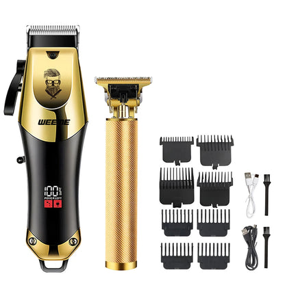 Adjustable Hair Trimmer T9 Vintage Hair Clipper Electric Beard Trimmer Hair Length Adjustable Haircut Machine Kit Boyfriend Gift - ShoreCo.Shop