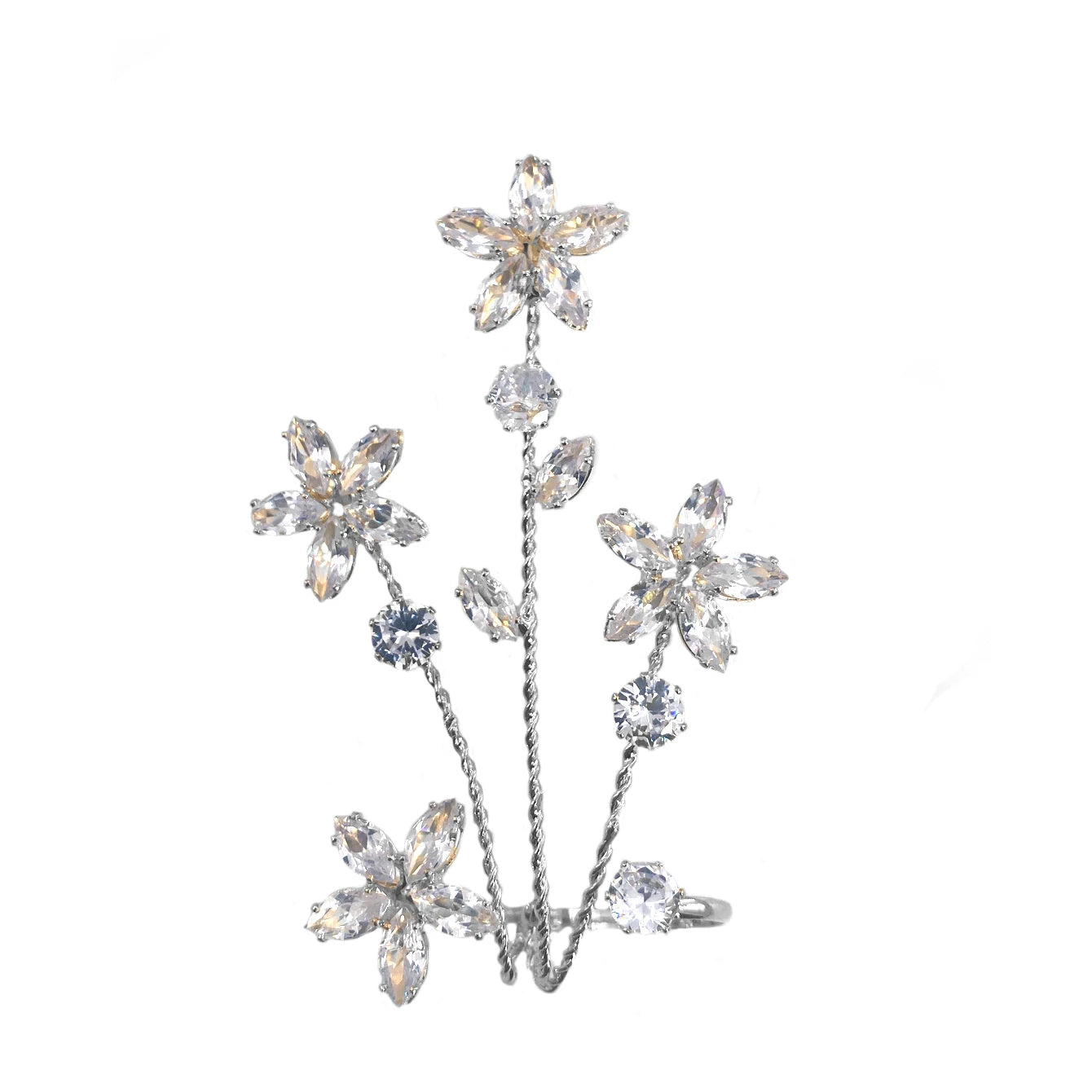 1cp Luxury Zircon Flower Women's Foot Ring Sexy Barefoot Beach Accessories    Your Coastal Marketplace | Shoreshopper.com