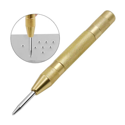 Step Drill Bit Set 5-Piece Titanium-Coated High Speed Steel with Automatic Center Punch for Drilling Sheet Metal Step Drill Bit    Home Decor Supply | Online Retail | ShoreShopper.com