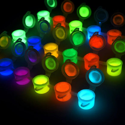 6Colors Acrylic Fluorescent Paint Glow In Dark DIY Painting Art Materials Arts Crafts Painting Tool DIY Graffiti Acrylic Pigment    Home Decor Supply | Online Retail | ShoreShopper.com