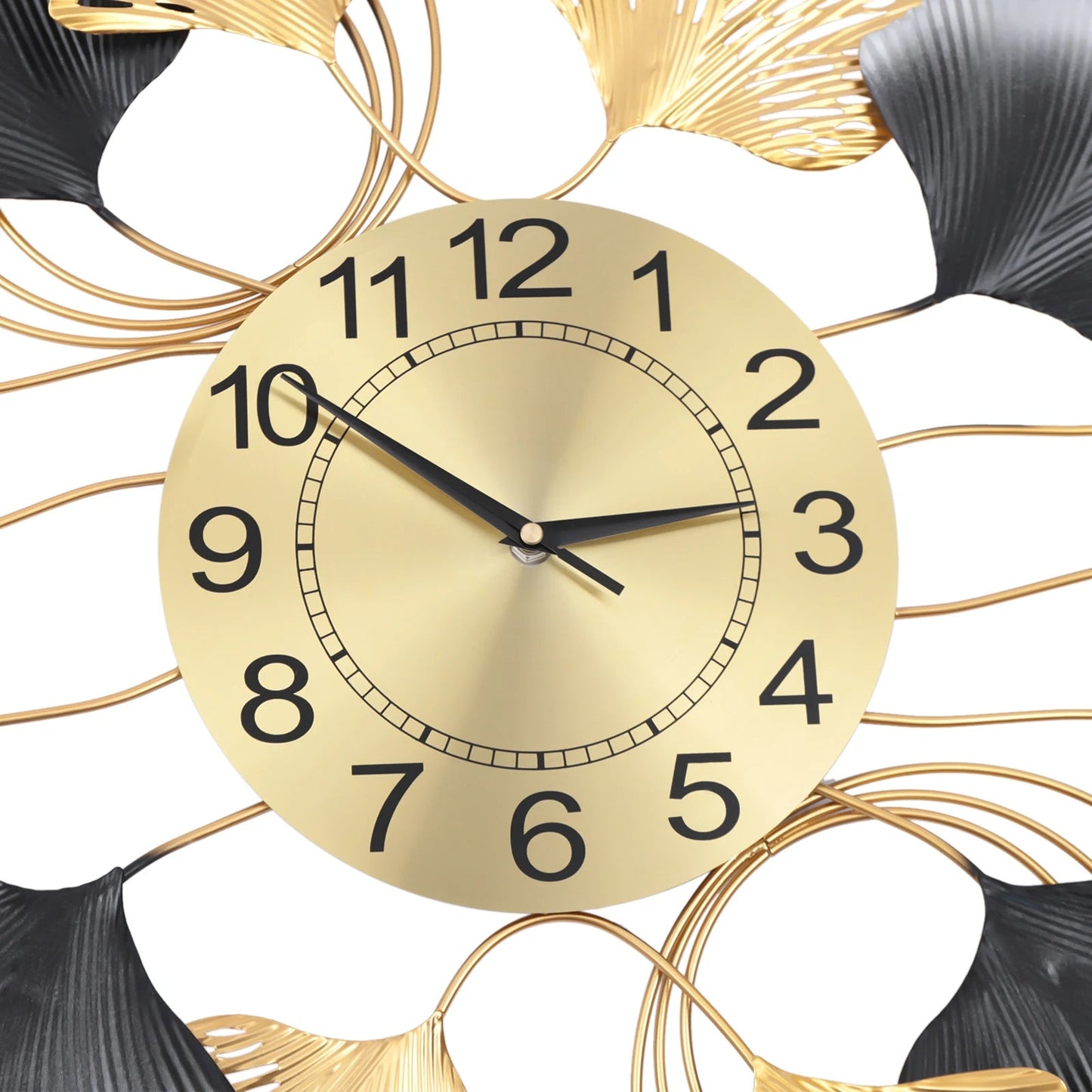 Background Art Display Design Round Gold Clock 8"    Home Decor Supply | Online Retail | ShoreShopper.com