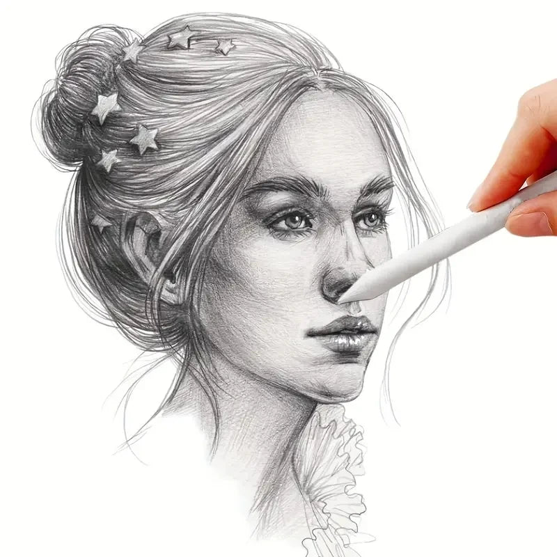 Art Supplies Drawing Tool Stump Rice Paper Sketch Double Head Smudge Stick Blending Stick White Drawing Pen Sketching Pencil    Home Decor Supply | Online Retail | ShoreShopper.com