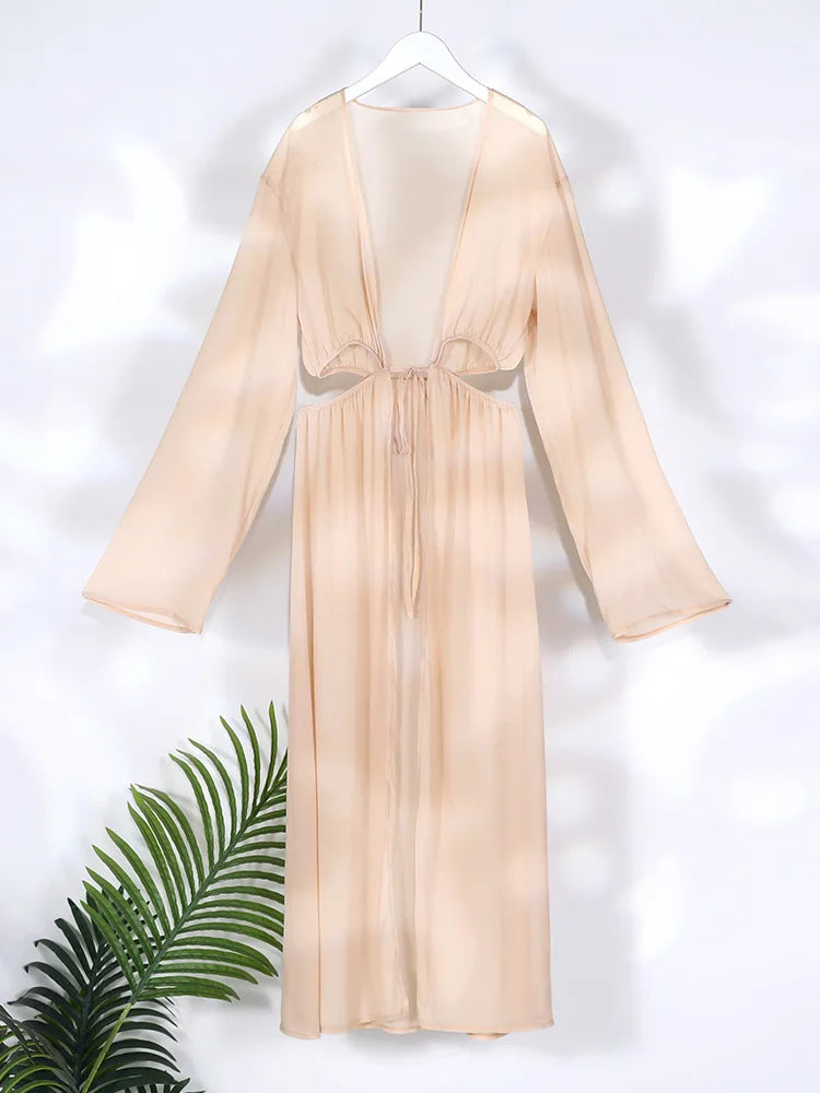 Women's Cover-ups Summer Swimwear Solid Tunic Shirt Beach Dress Female Swimsuit Beach Cover Up Beach Clothes    Your Coastal Marketplace | Shoreshopper.com