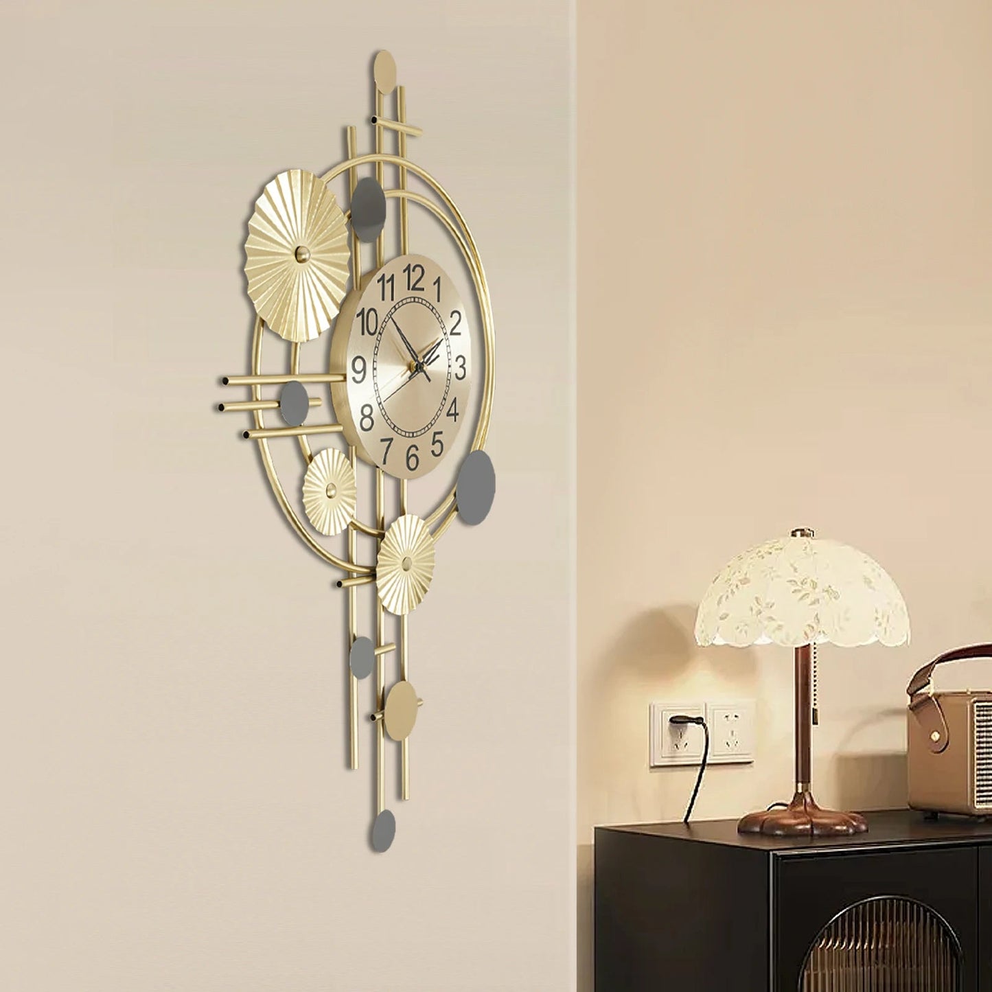 Wall Clock Modern Decorative Art Clock Silent Wall Clock Iron Wall Decoration Clock    Home Decor Supply | Online Retail | ShoreShopper.com