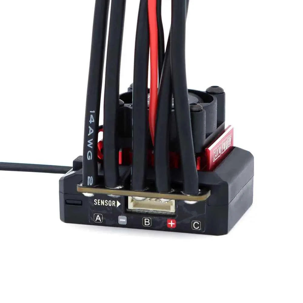 ROCKET-RC 100A ESC Sensored Brushless Electric Speed Controller 2-3S for 1/10 RC Drift Car 380/390/540 Sensored Brushless Motor