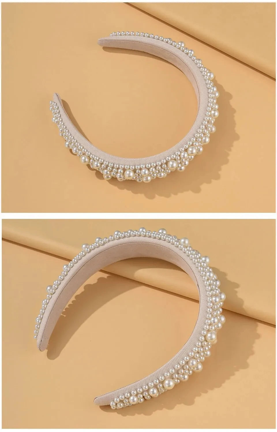 Headband For Women Wedding Bridal Hair Accessories Handmade Wide Hair Hoop Girls Headwear Wedding 2023 Jewelry White Pearl    Your Coastal Marketplace | Shoreshopper.com