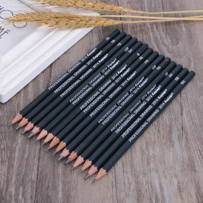 School Supplies Students For Exam Stationery Supplies Drawing Pencil Set Professional Sketch HB 2B 6H 4H 2H 3B Painting Pencils    Home Decor Supply | Online Retail | ShoreShopper.com