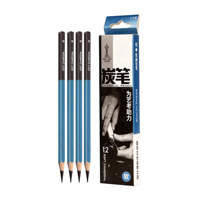 Master Specialized Sketch Charcoal,Hard, Neutral, Soft Refills,Drawing Pencils,Art Student Fine Arts Supplies 12 pcs Box TB-01    Home Decor Supply | Online Retail | ShoreShopper.com