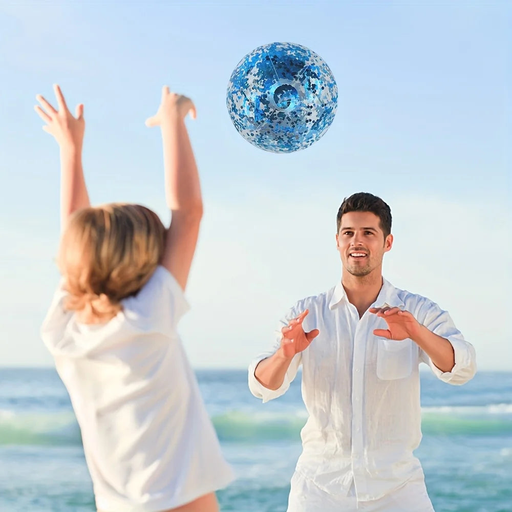 One Inflatable Beach Ball, Pool Party Water Sports Swimming Supplies    Your Coastal Marketplace | Shoreshopper.com