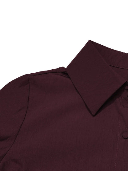 Women Shirt Blouse New Long Sleeve Turn Down Collar Solid Casual Shirt Blouse Women Tops Blouses Shirts Blusas Para Mujer    Your Coastal Marketplace | Shoreshopper.com