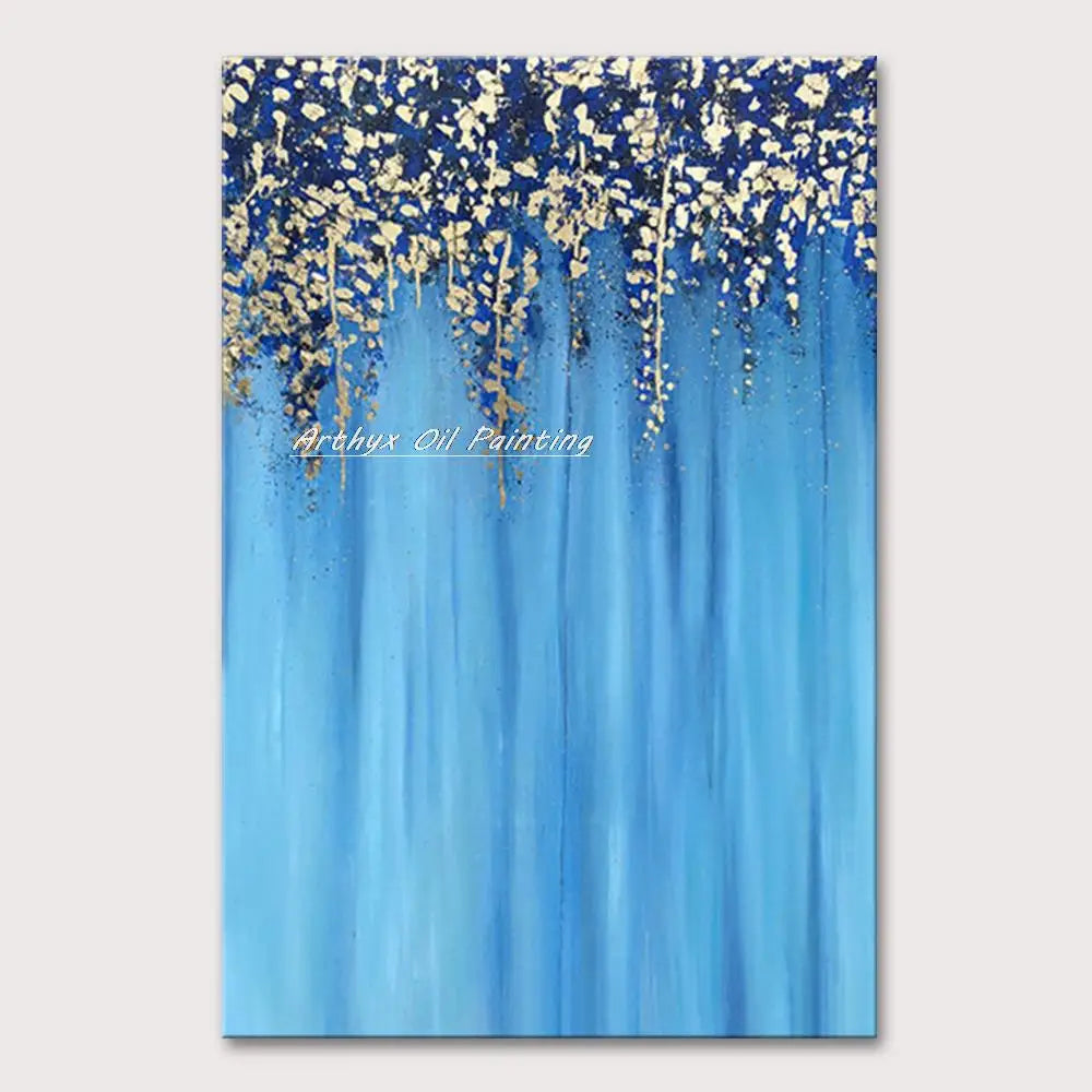Arthyx,Handpainted Texture Abstract Golden Oil Paintings,Modern Canvas Art Large Wall Pictures Living Room Decor Home Decoration    Home Decor Supply | Online Retail | ShoreShopper.com