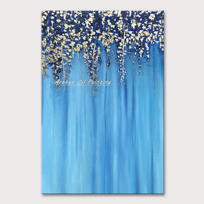 Arthyx,Handpainted Texture Abstract Golden Oil Paintings,Modern Canvas Art Large Wall Pictures Living Room Decor Home Decoration    Home Decor Supply | Online Retail | ShoreShopper.com