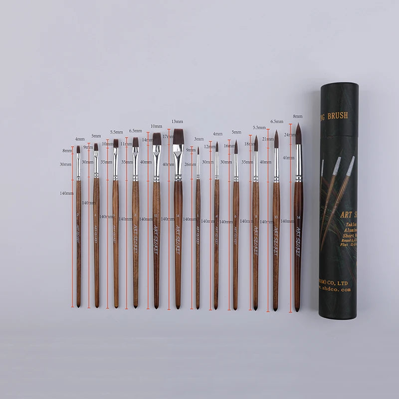 Art Secret #1201 #1203 #1204 Professional Painters For Acrylic And Watercolor Brush Sets (12 Pieces) Art Supplies    Home Decor Supply | Online Retail | ShoreShopper.com