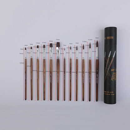 Art Secret #1201 #1203 #1204 Professional Painters For Acrylic And Watercolor Brush Sets (12 Pieces) Art Supplies    Home Decor Supply | Online Retail | ShoreShopper.com