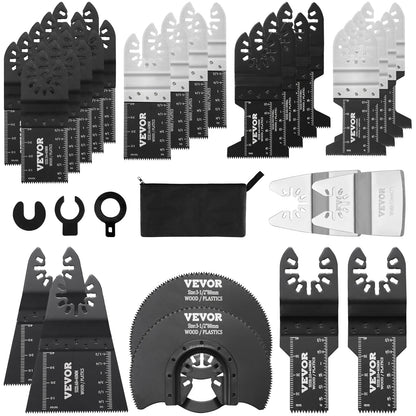 SucceBuy 30PCS Multi Tool Blades Kits Universal Release Oscillating Multi-Function Renovator Saw Blades for Dewalt Craftsman - ShoreCo.Shop