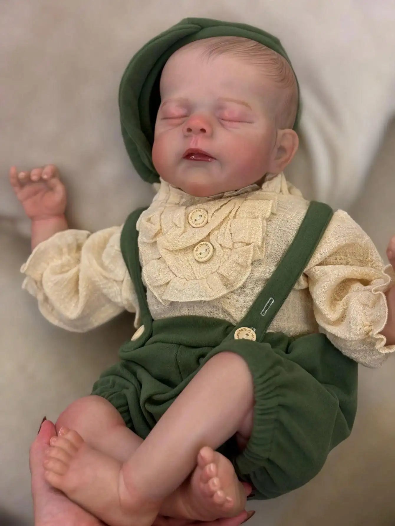 18-Inch Adorable Eric Reborn Baby Doll Sleeping Pose | Flexible Cloth Body, Collectible Art Gift    Home Decor Supply | Online Retail | ShoreShopper.com