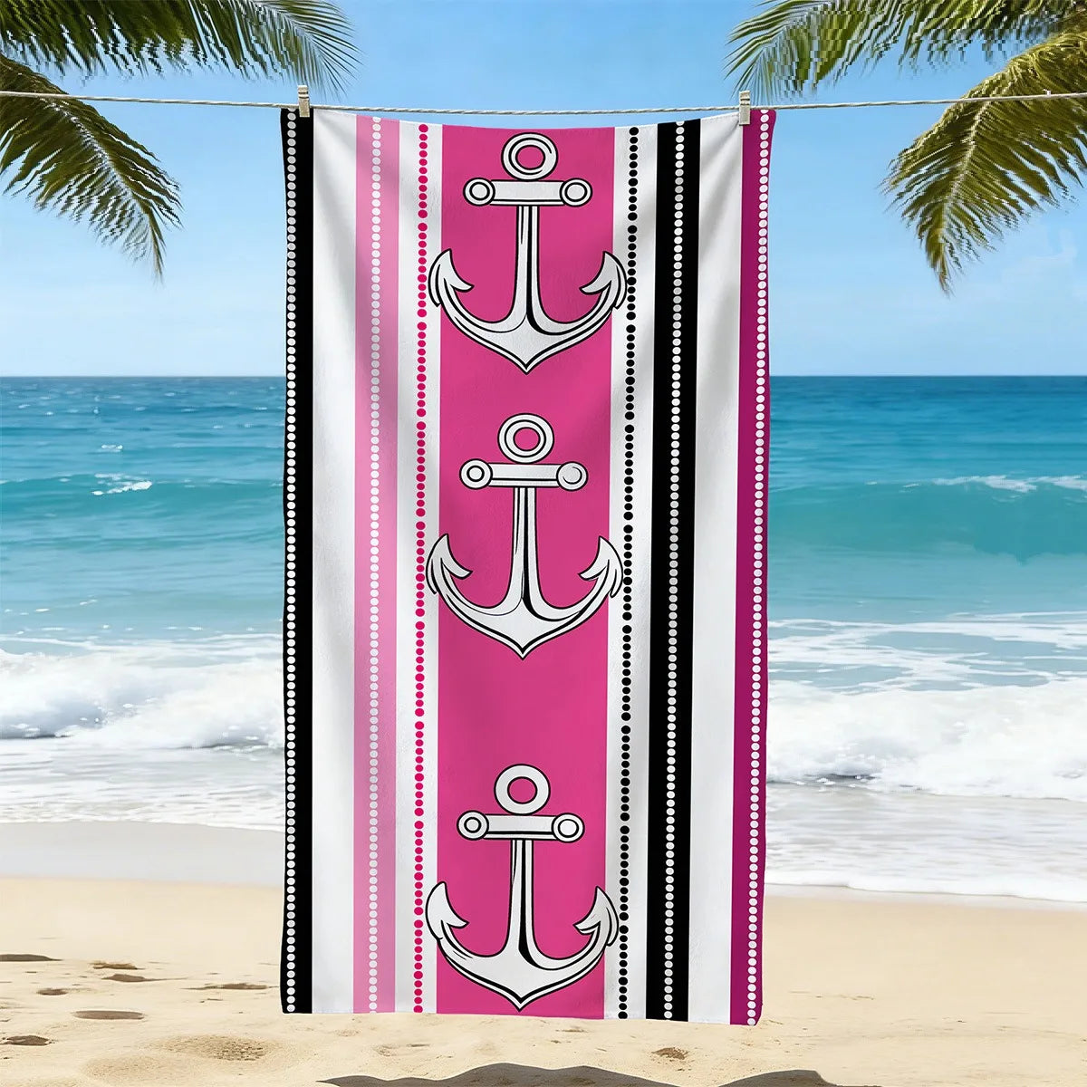 Beach Towel – Stylish, Soft & Absorbent with Quick-Dry Comfort, Perfect for Beach, Pool, Vacation, and Everyday Relaxation    Your Coastal Marketplace | Shoreshopper.com