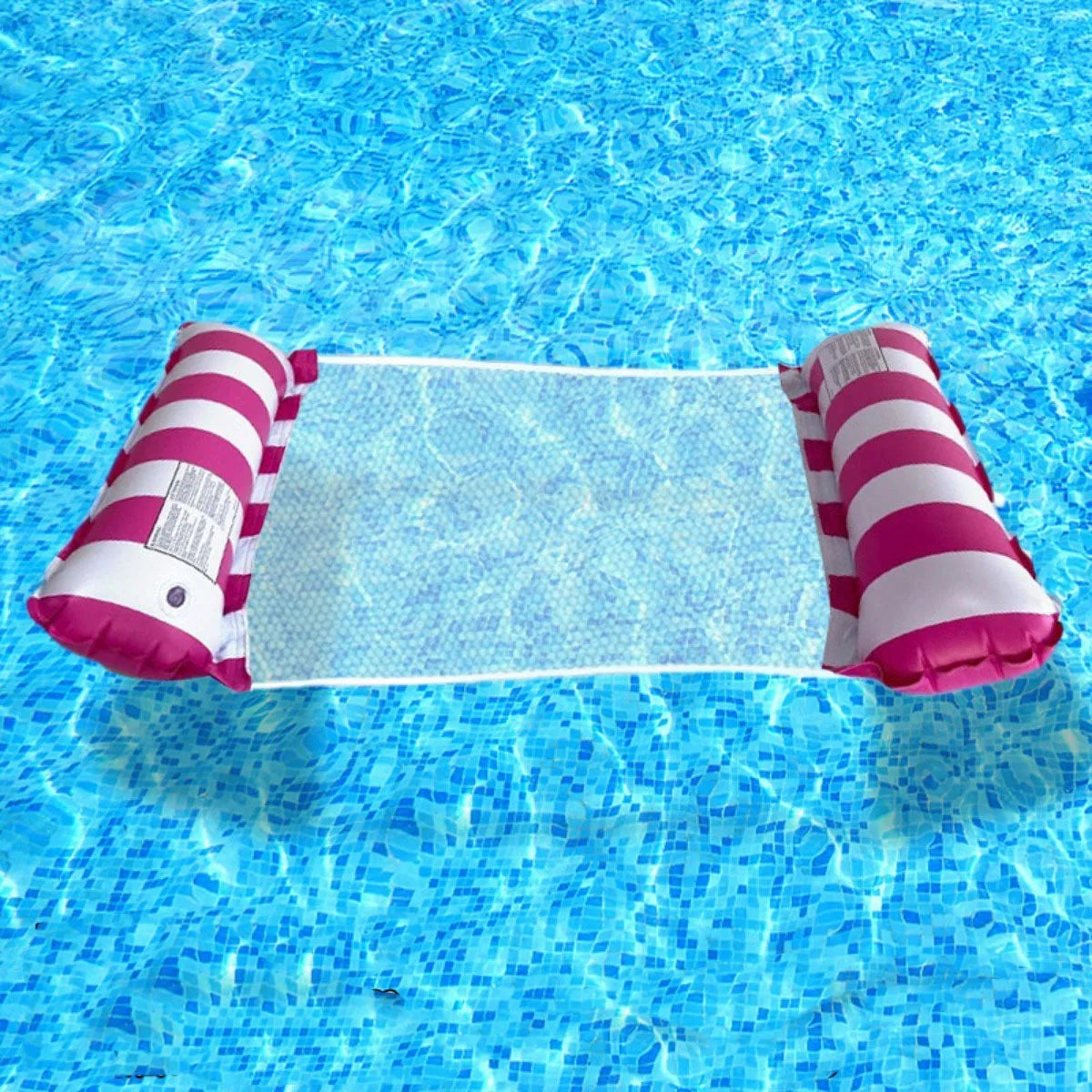 Swimming Pool Loungers, Inflatable Float Beds, Foldable Striped Swimming Floats, Pool Parties, Beach Accessories    Your Coastal Marketplace | Shoreshopper.com