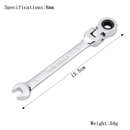 Ratchet Wrench of Keys Spanner Set Hand Tool 72-Tooth Ratcheting Flexible Head Mirror Finish 6mm-27mm Auto and Home Repair 1 pcs    Home Decor Supply | Online Retail | ShoreShopper.com