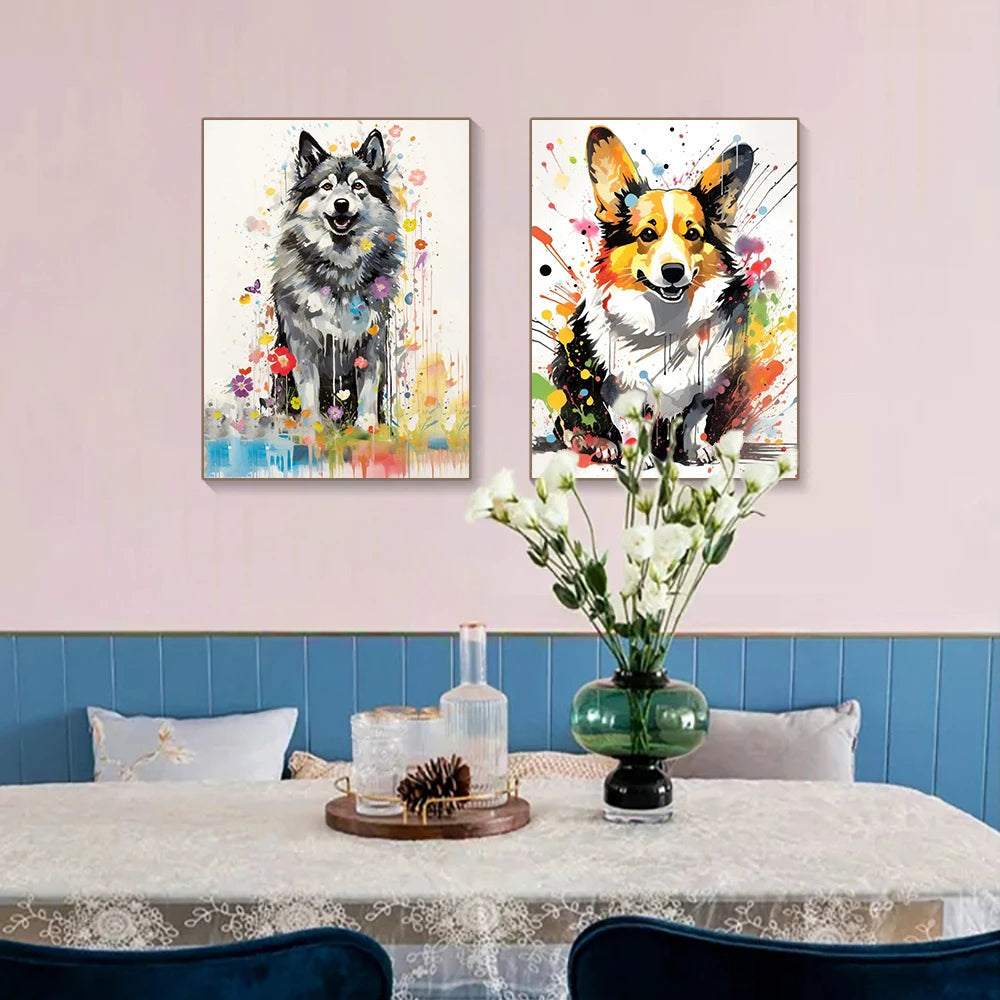 Animal Diamond Painting Graffiti Rhinestone Embroidery Dog Mosaic Cross Stitch Children Gift Art Handmade Home Decoration    Home Decor Supply | Online Retail | ShoreShopper.com