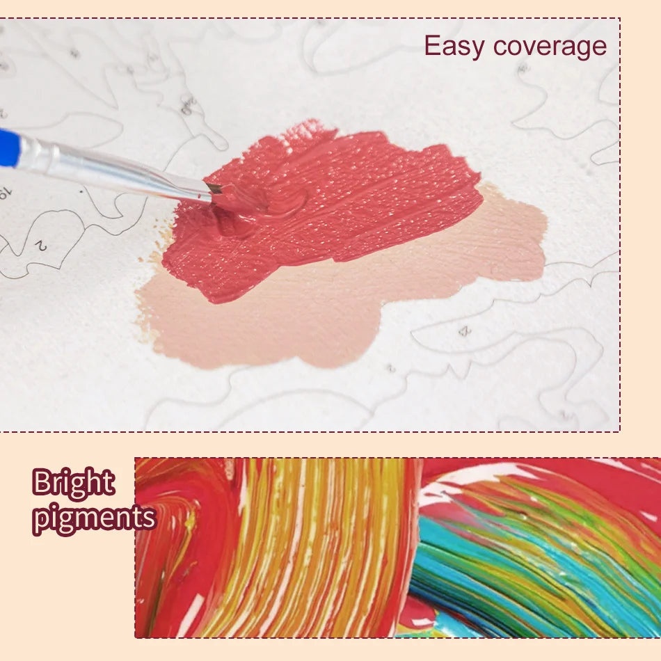 CHENISTORY Paint By Number City Landscpe For Adults DIY Frame Picture By Numbers Acrylic Paint On Canvas Home Decor    Home Decor Supply | Online Retail | ShoreShopper.com
