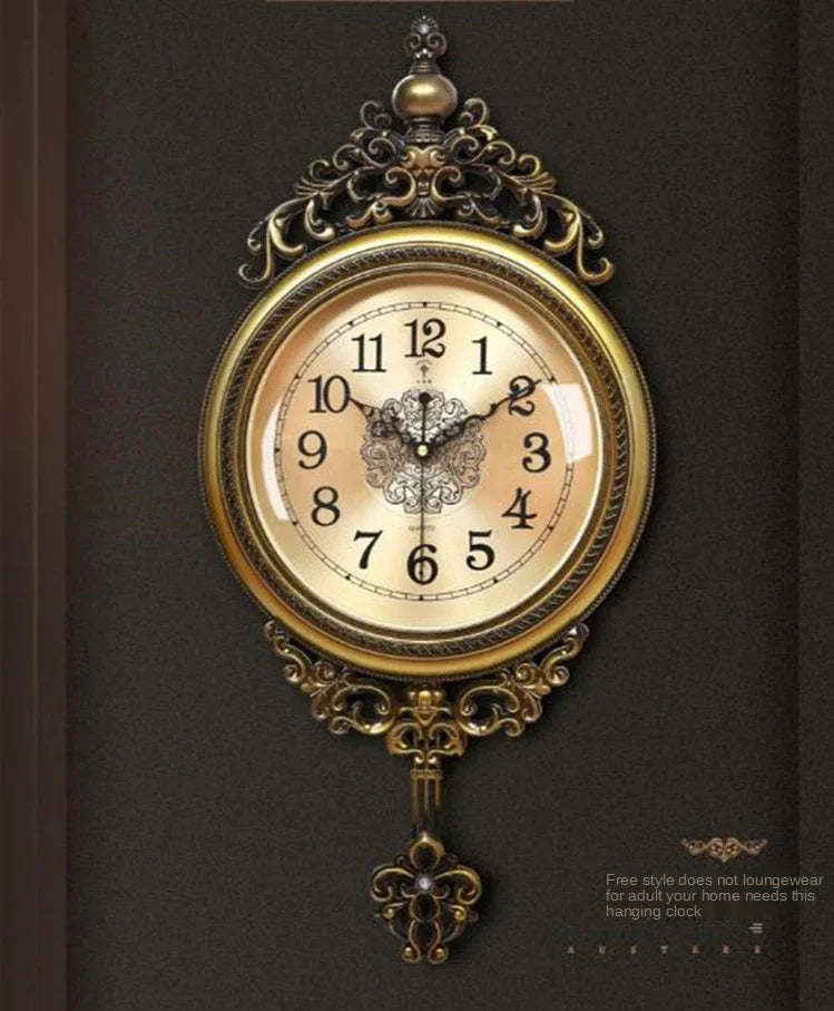 Large Luxury Gold Wall Clock Living Room Silent Creative Swing Wall watches Bedroom Quartz Clocks Wall Home Decor    Home Decor Supply | Online Retail | ShoreShopper.com