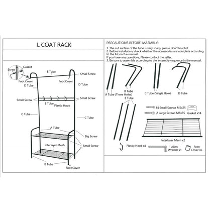 Independent Hanger Brown Metal Shoe Hanger 4 Hooks Clothes Rack Clothes Hangers Coat Hanger Stand Wardrobe Stand    Home Decor Supply | Online Retail | ShoreShopper.com
