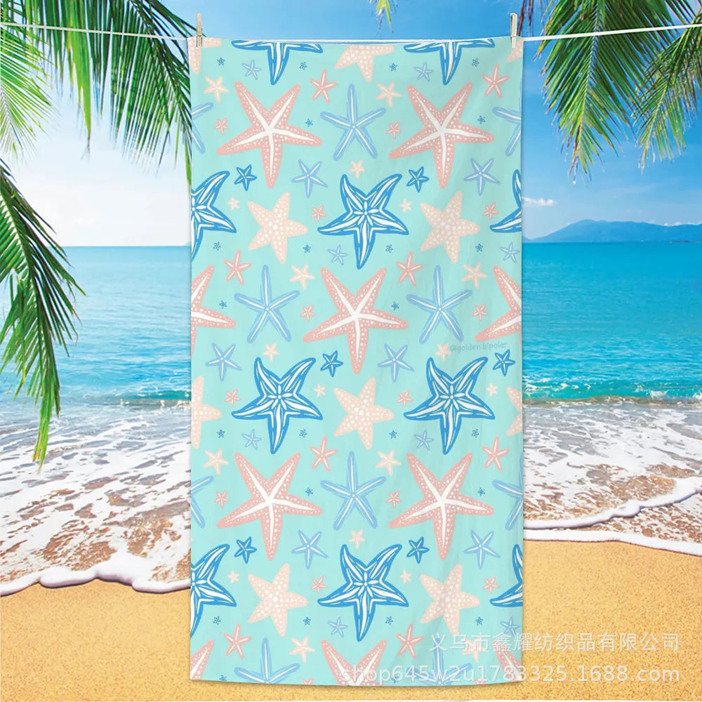 Beach Turtle Animal Printed Beach Towel, Quick Drying Absorbent Beach Towel Outdoor Sports Swimming Beach Towel Face Towel Towel    Your Coastal Marketplace | Shoreshopper.com