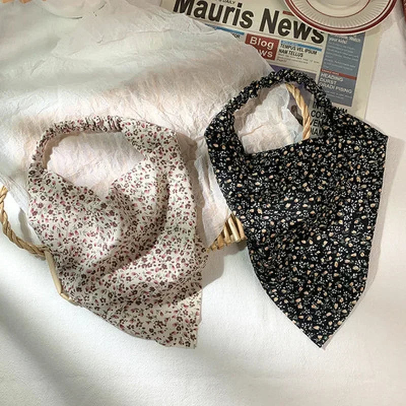 Floral Kerchief Headwear Wrist Head Wrap Scarf Triangular Headscarf Accessories Hair Band Fashion Women Hats Creative Gifts    Your Coastal Marketplace | Shoreshopper.com